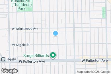 Map image of the property - 2524 N Lawndale Ave