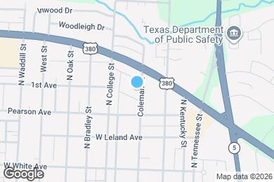 Map image of the property - 1607 Coleman St