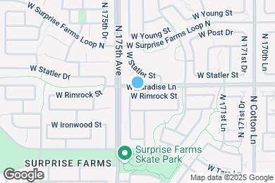 Map image of the property - 17424 W Rimrock St