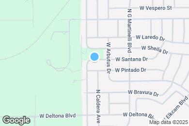 Map image of the property - 2916 W Santana Dr