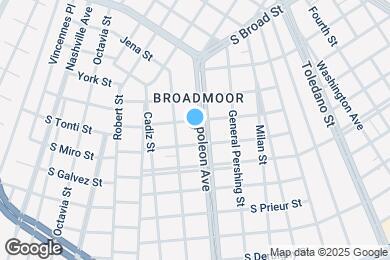 Map image of the property - 3618 Napoleon Ave