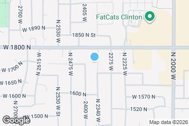 Map image of the property - 1721 N 2340 W