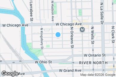 Map image of the property - 415 W Erie St