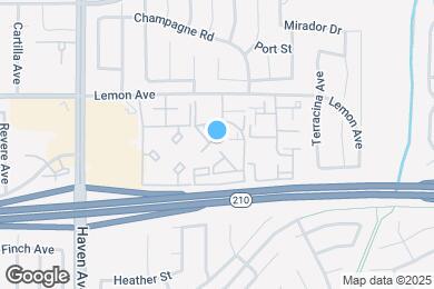 Map image of the property - Creekside Alta Loma