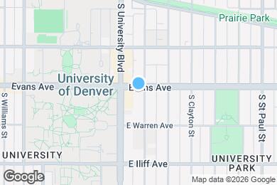 Map image of the property - 2101 S Josephine St