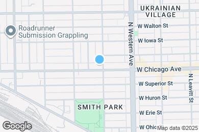 Map image of the property - 2500 W Chicago Ave