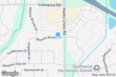 Map image of the property - 7979 Marsha Woods Dr