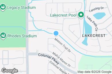 Map image of the property - 24914 Mason Trail Dr