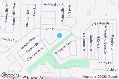 Map image of the property - 617 Overton Dr