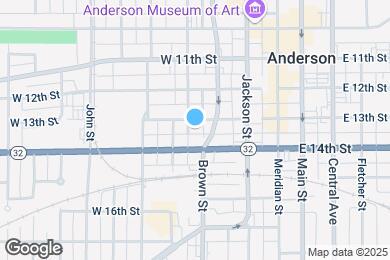 Map image of the property - 1309 Brown St