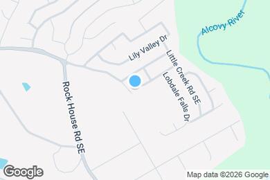 Map image of the property - 1403 Little Creek Dr