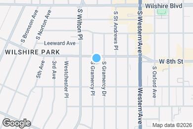 Map image of the property - 820 S Gramercy Pl