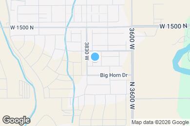 Map image of the property - 1340 N 3790 W