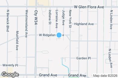 Map image of the property - 955 Lorraine Ave