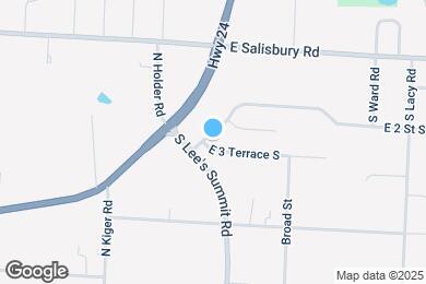 Map image of the property - 15402 E 3rd Terrace Ct S