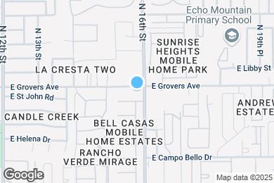 Map image of the property - 1543 E Grovers Ave