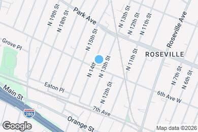 Map image of the property - 375 6th Ave W