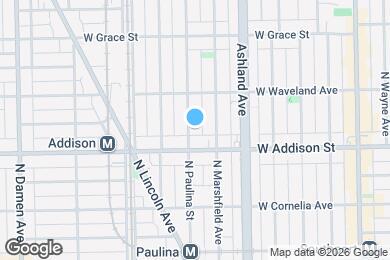 Map image of the property - 3619 N Paulina St