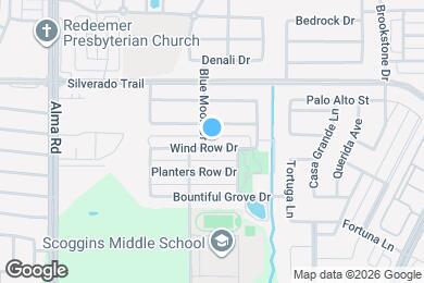 Map image of the property - 6928 Wind Row Dr