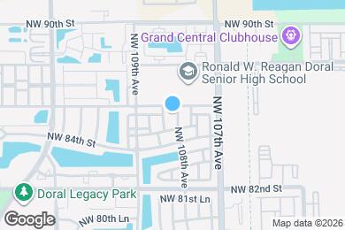 Map image of the property - 8562 NW 108th Ave