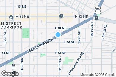 Map image of the property - 1247 Maryland Ave NE