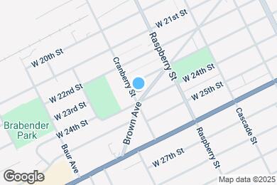 Map image of the property - 1158 Brown Ave