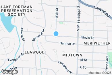 Map image of the property - 7821 Illinois St