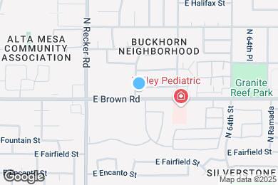 Map image of the property - 6131 E Greenway St