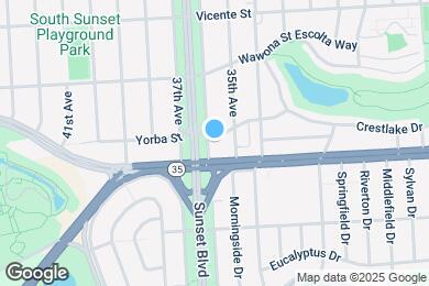 Map image of the property - 2806 36th Ave