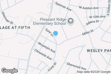 Map image of the property - 1040 East Dr