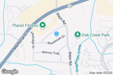 Map image of the property - 4134 Blackhawk Dr