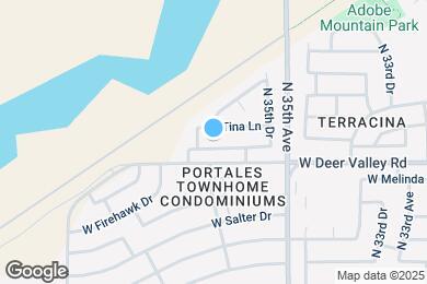 Map image of the property - 3606 W Via Del Sol Dr