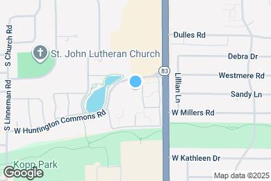 Map image of the property - Huntington Towers
