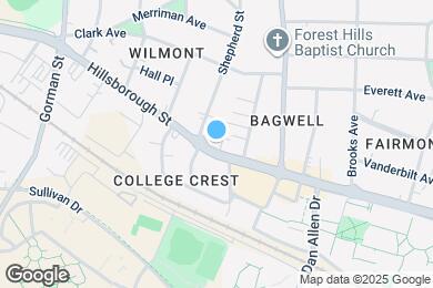 Map image of the property - 3116 Hillsborough Street