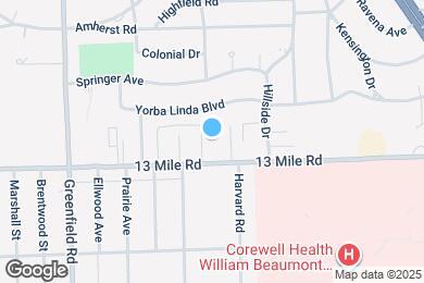Map image of the property - 4030 W 13 Mile Rd