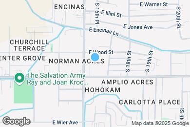 Map image of the property - 1623 E Wood St