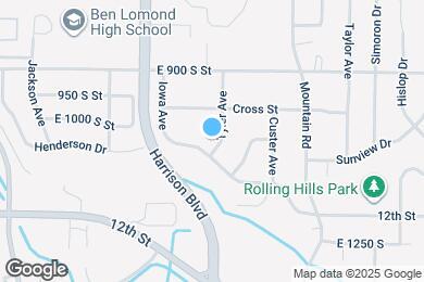 Map image of the property - 1025 Tyler Ave