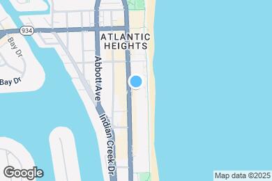 Map image of the property - 6801 Collins Ave