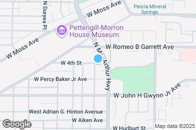 Map image of the property - 320 N Saratoga St