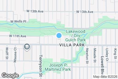 Map image of the property - 1028 N Raleigh St