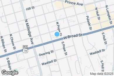 Map image of the property - 750 W Broad St