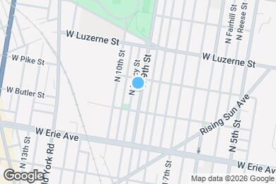 Map image of the property - 3836 N 9th St