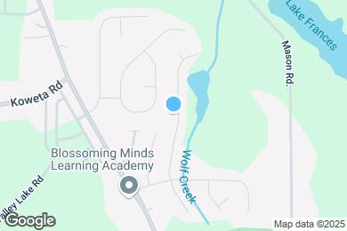 Map image of the property - 5483 Rock Lake Dr