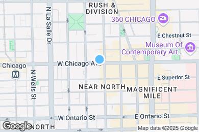 Map image of the property - 7 W Chicago Ave