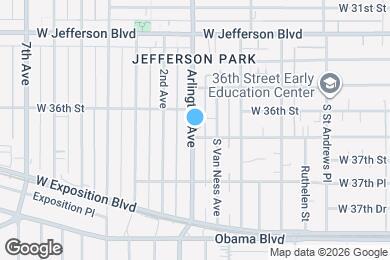 Map image of the property - 3624 Arlington Ave