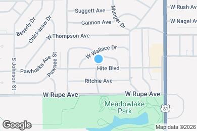 Map image of the property - 1326 Hite Blvd