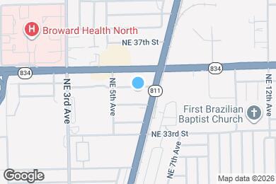 Map image of the property - 610 NE 35th St