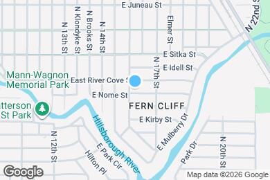 Map image of the property - 1604 E Nome St