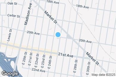 Map image of the property - 416 20th Ave