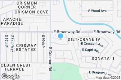 Map image of the property - 10045 E Calypso Cir